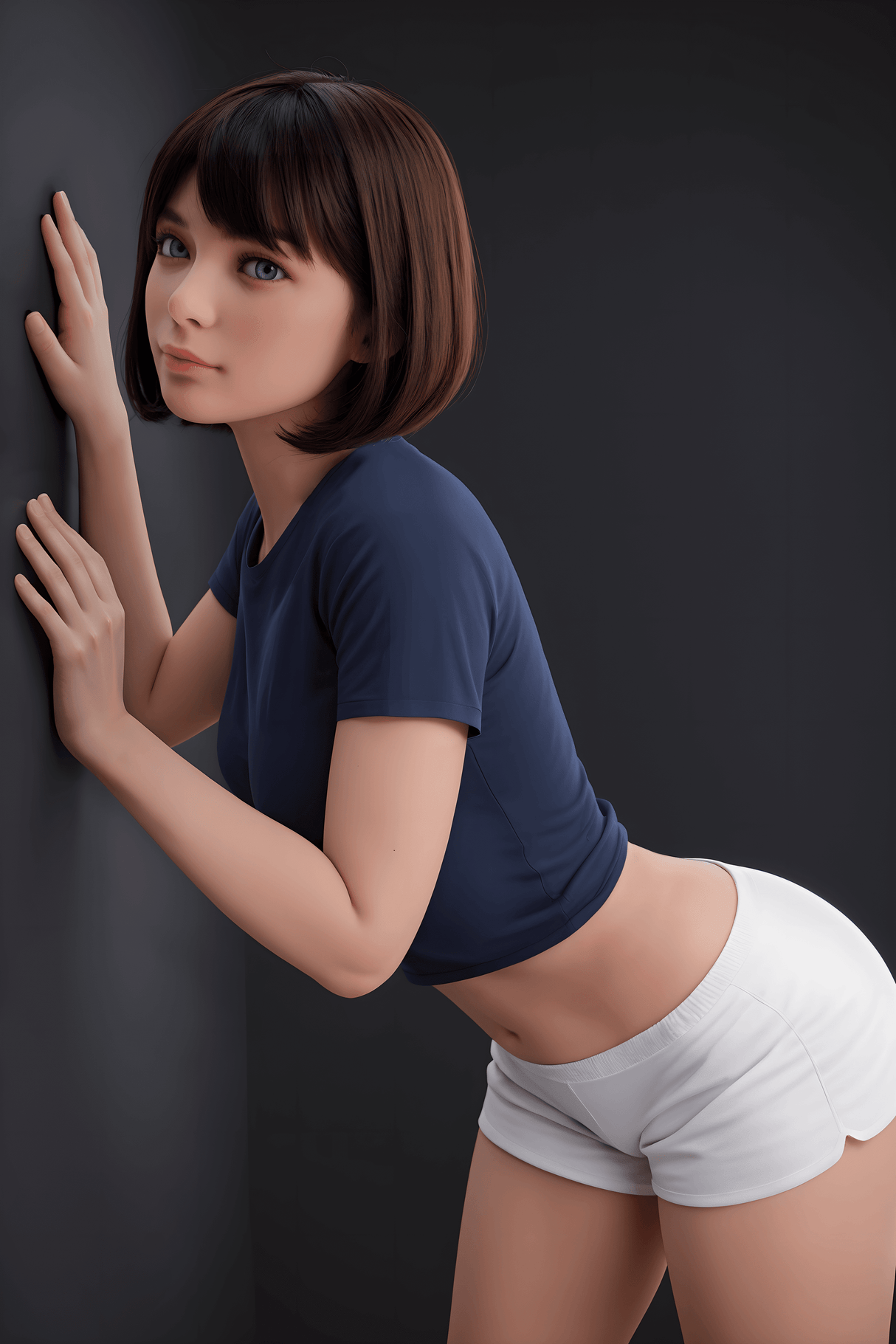 151cm/4ft11 F - cup Silicone Head Aibei Chubby Sex Doll - Sex Doll