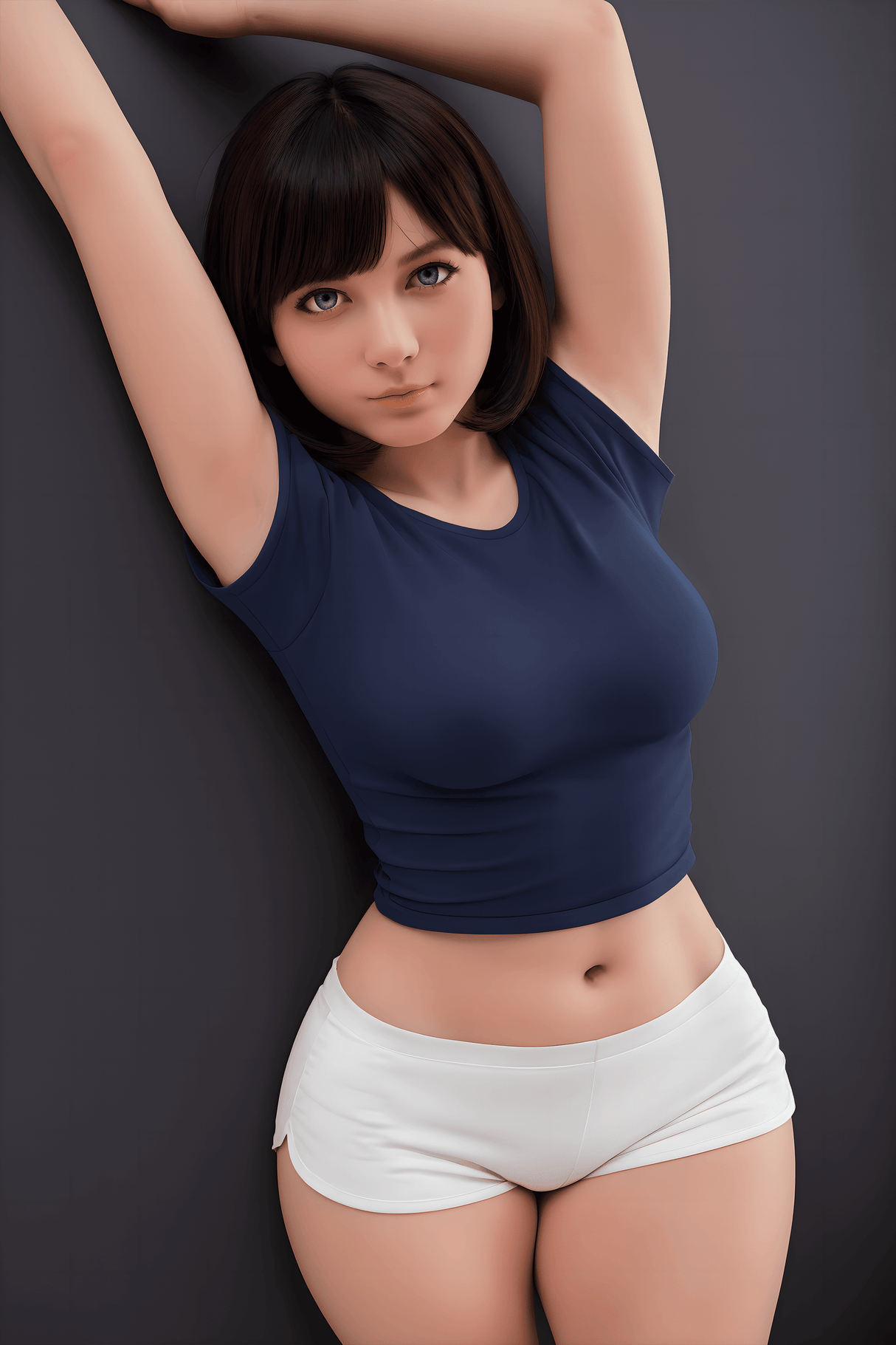 151cm/4ft11 F - cup Silicone Head Aibei Chubby Sex Doll - Sex Doll