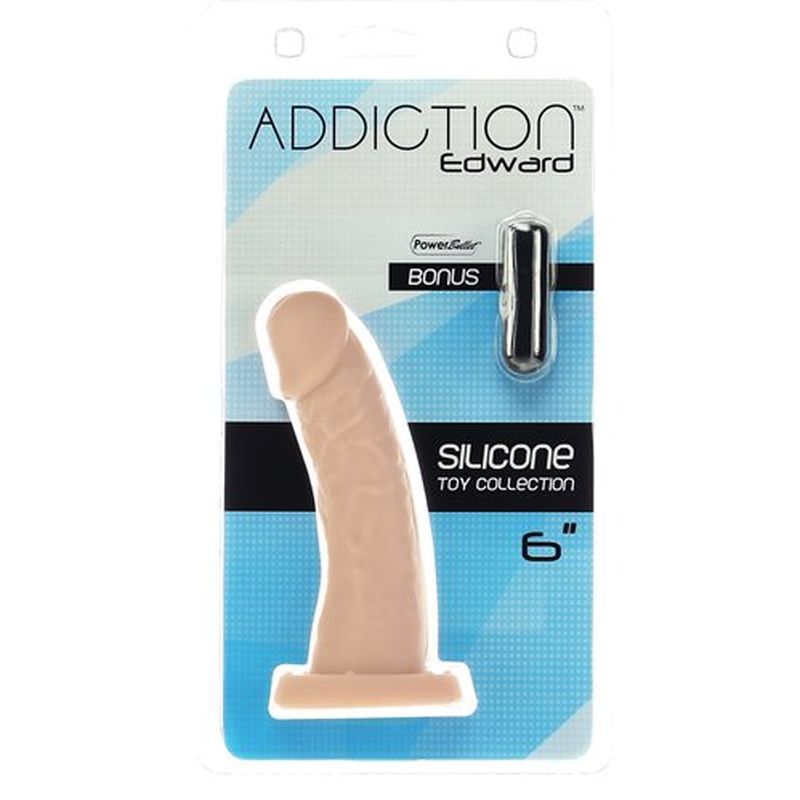 Edward 6in Silicone Dong Beige