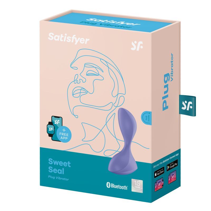Satisfyer Sweet Seal Vibrating Anal Plug Lilac