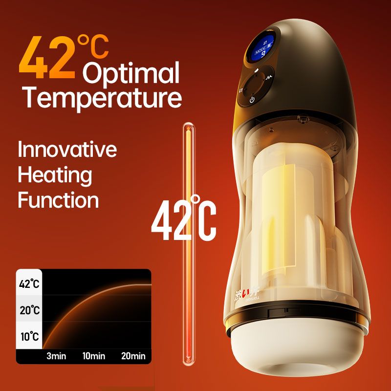 Atom Auto Thrusting, Heating, Vibrating Masturbator