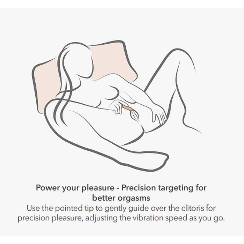 Golden Rose Rechargeable Bullet - bullet vibrator