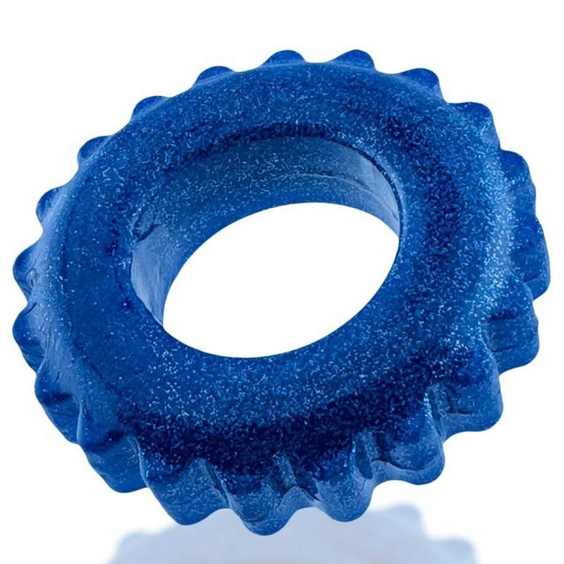 Plushy Cock Ring Blue - Cock Rings