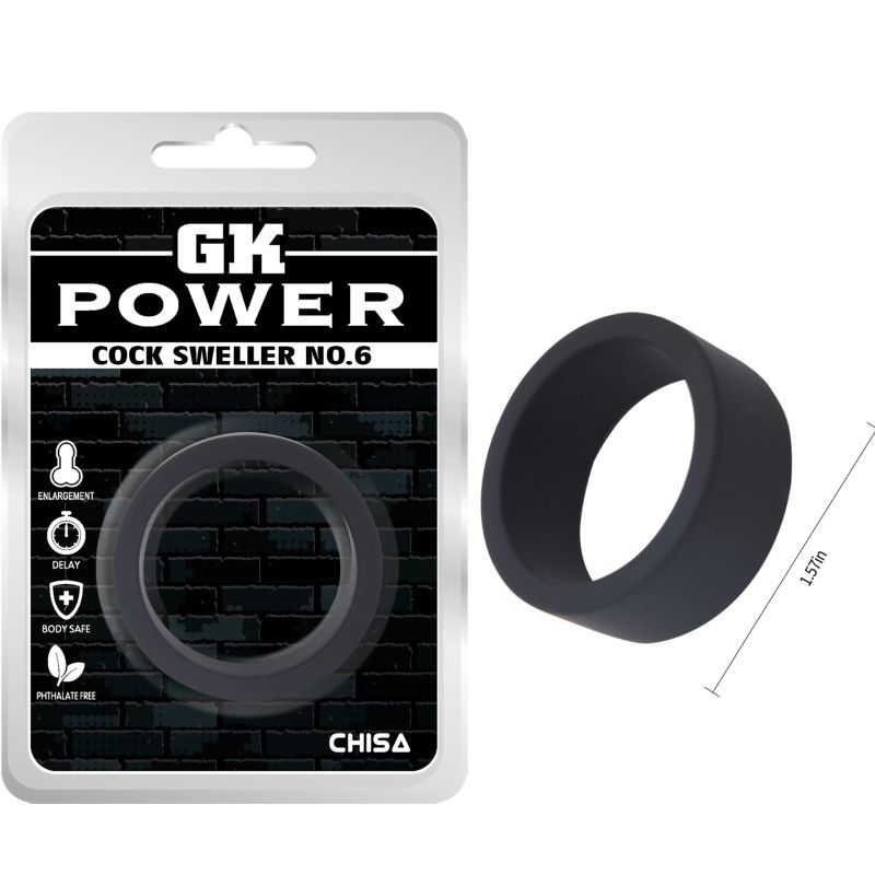 6" Cock Sweller Silicone Ring - Enhance Stamina & Size - Adult Toys