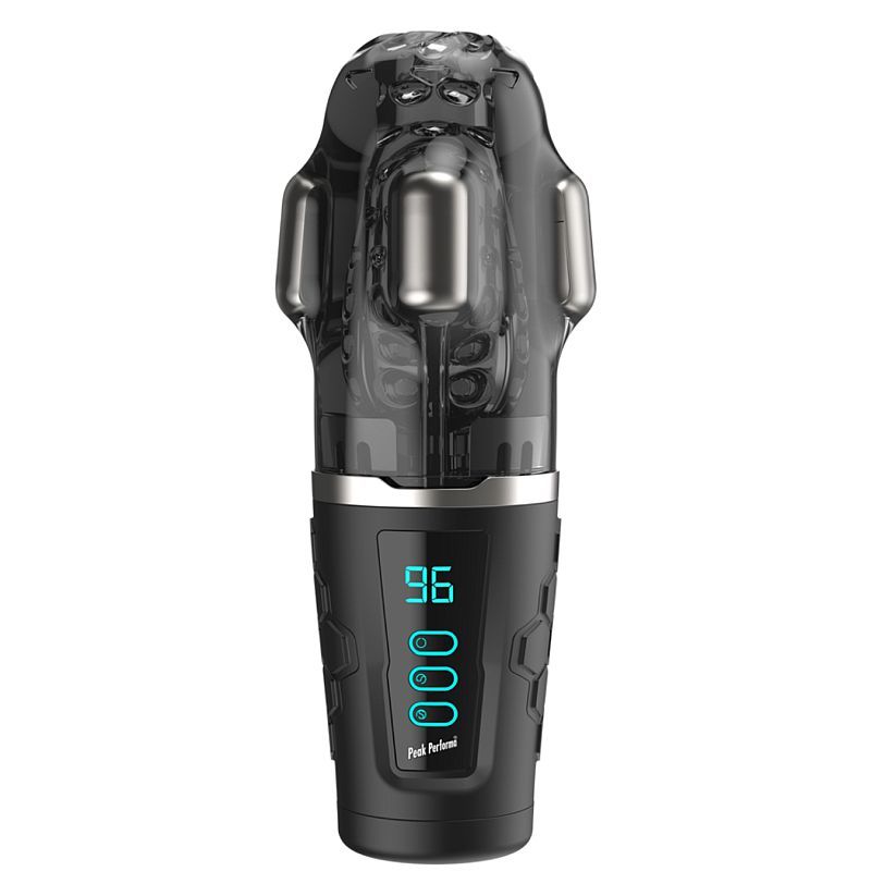 Hypershaker Automatic App Controlled LCD Masturbator Blue