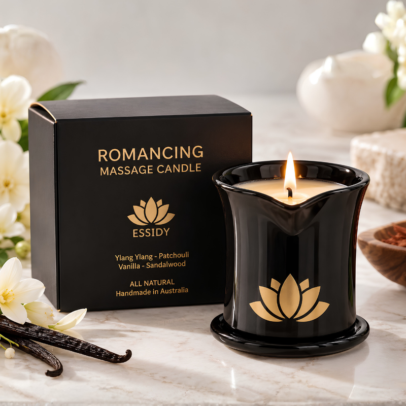 Massage Oil Candle Ylang Ylang Vanilla Sandalwood 60g