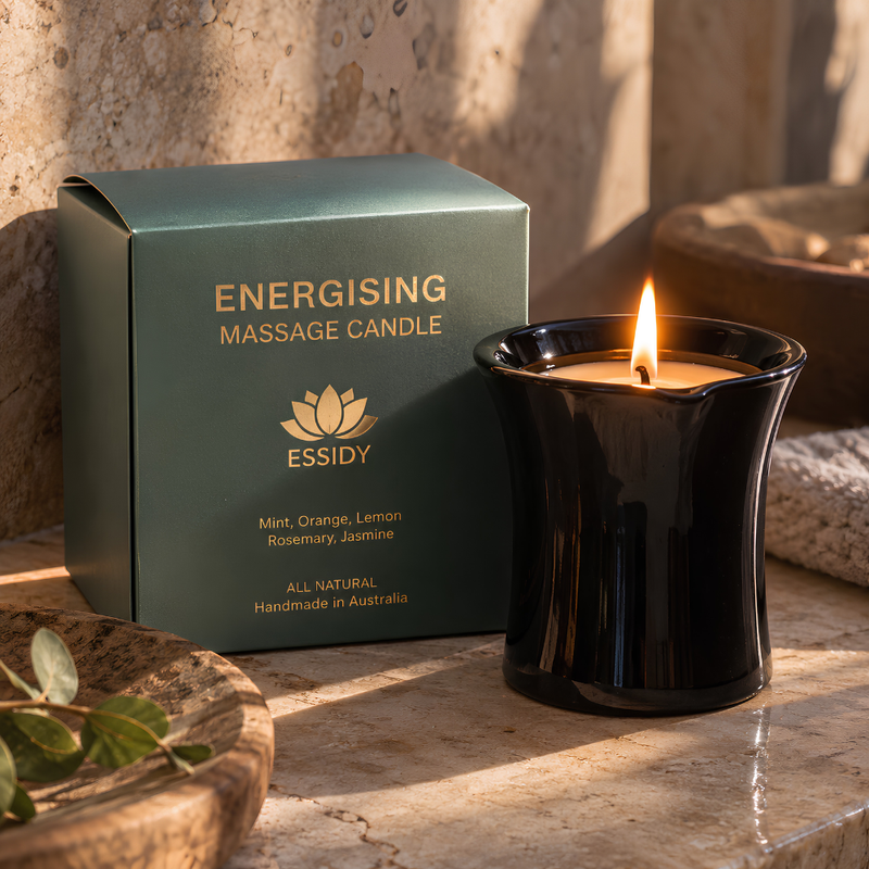 Massage Oil Candle Orange Lemon Jasmine 60g