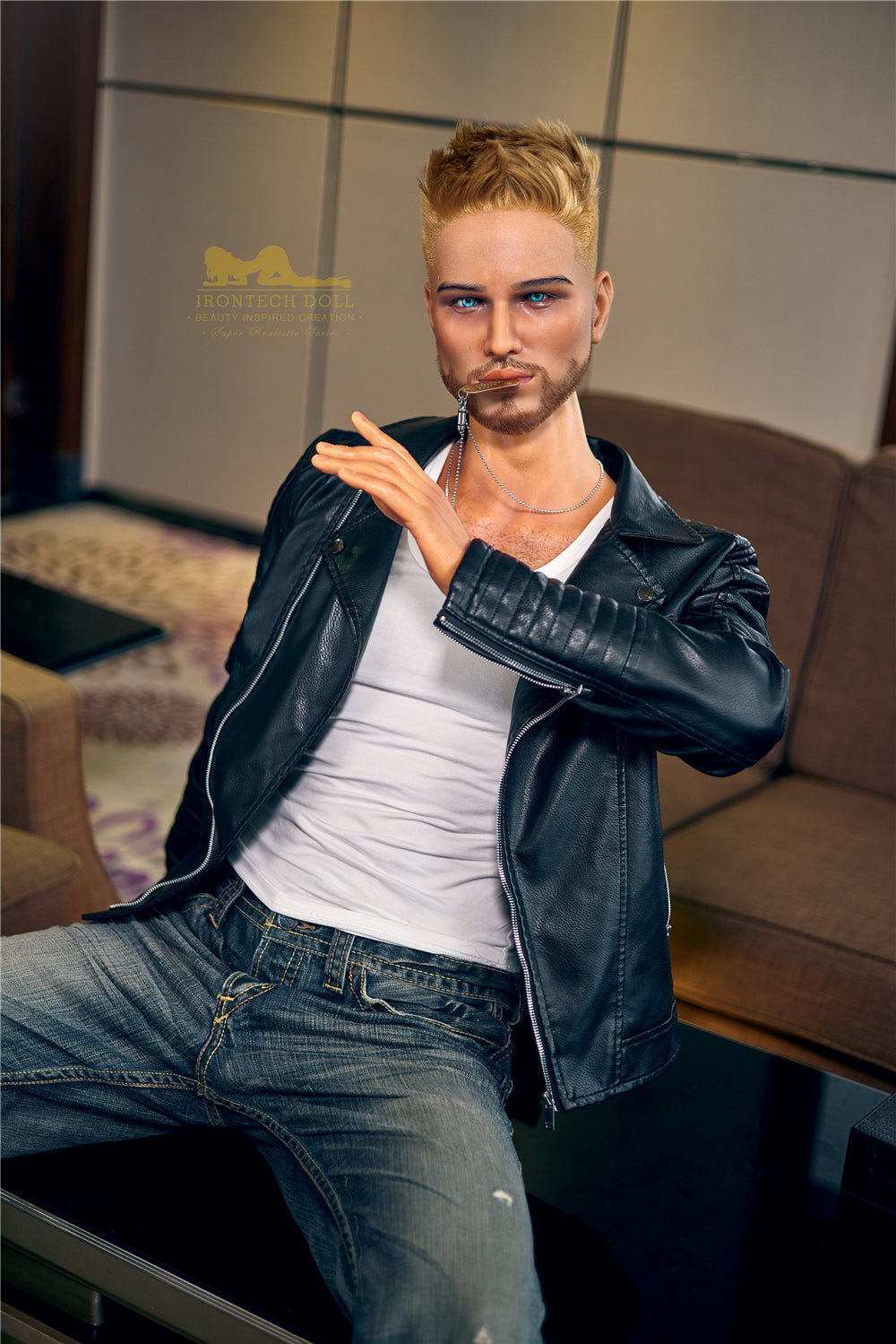 Irontech Silicone Male Sex Doll – 176cm Kevin Lifelike Tan Skin M1