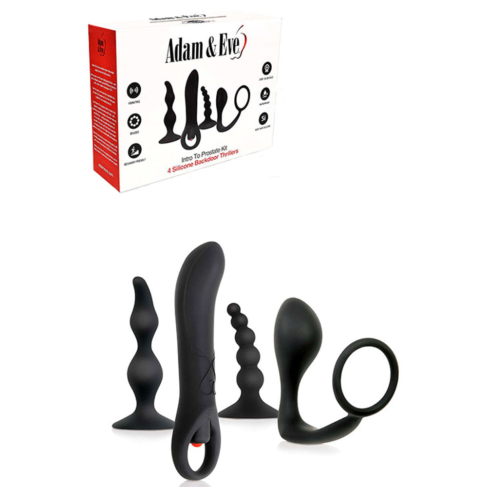Adam And Eve Intro To Prostate Kit 4 Piece Set For Beginners
