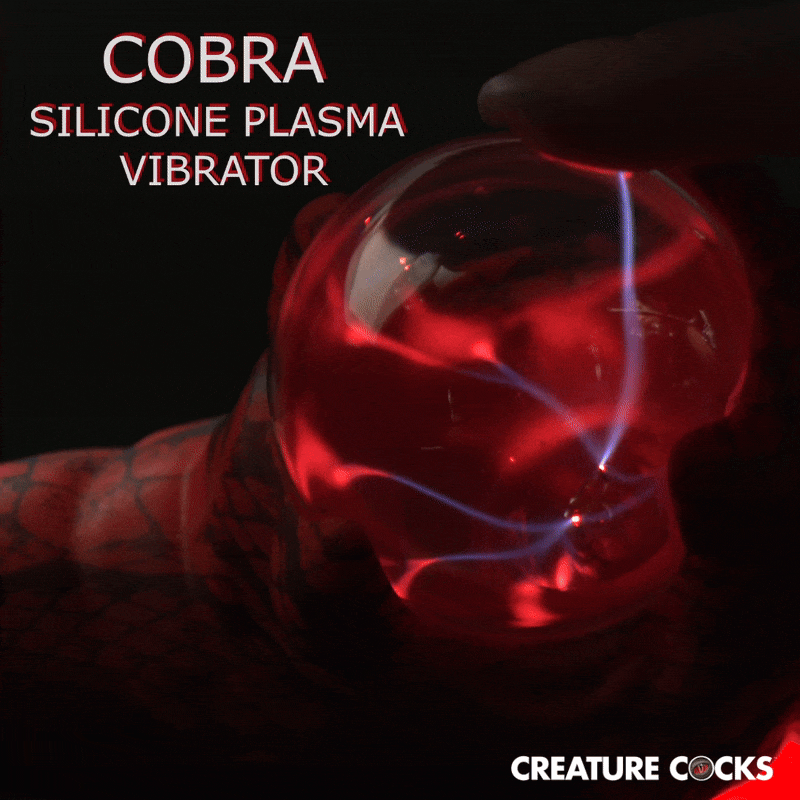XR Brands Creature Cocks Cobra Red Fantasy Plasma Vibrator – 18.5 cm
