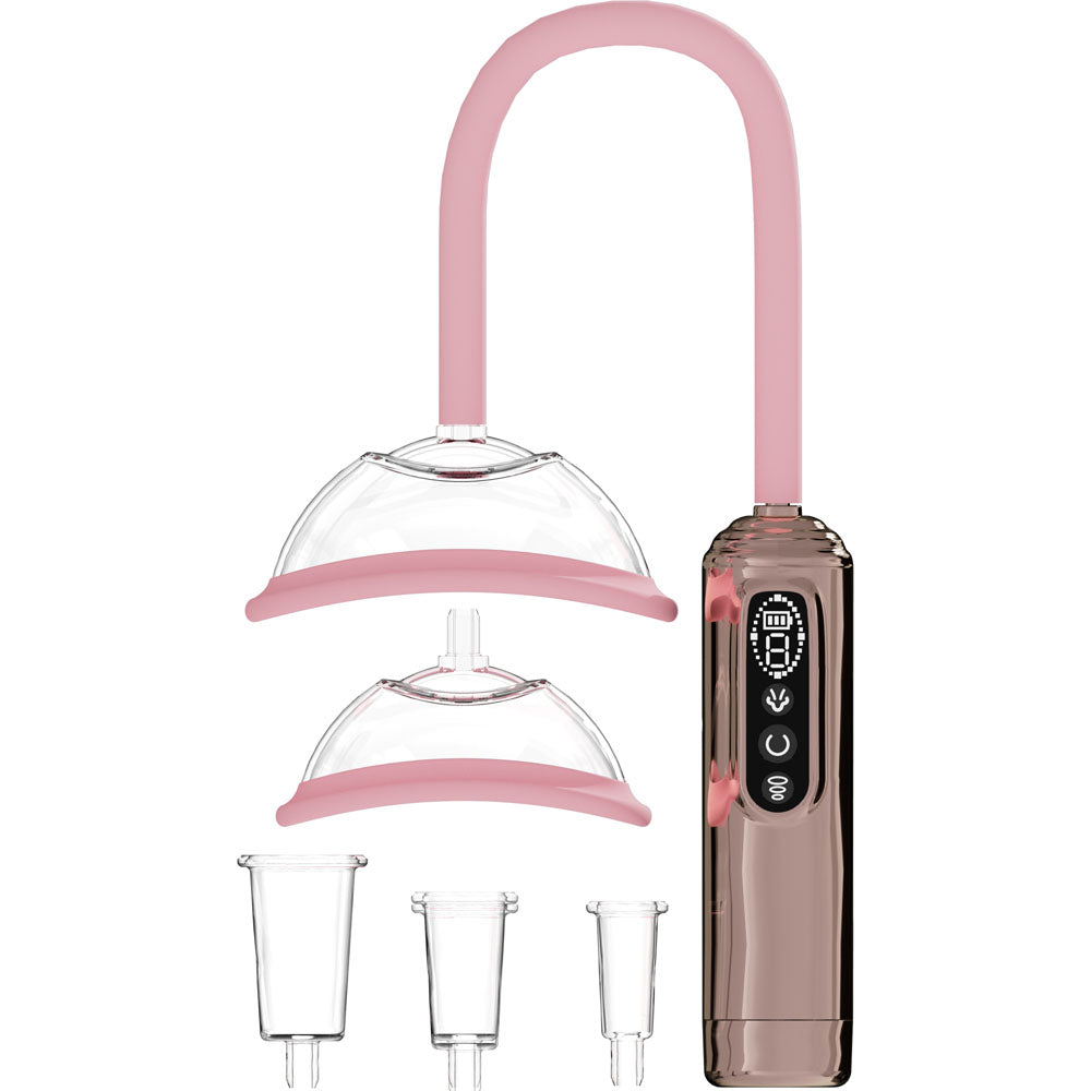 Pumped Rose Gold Nipple Breast Pump Intimate Set