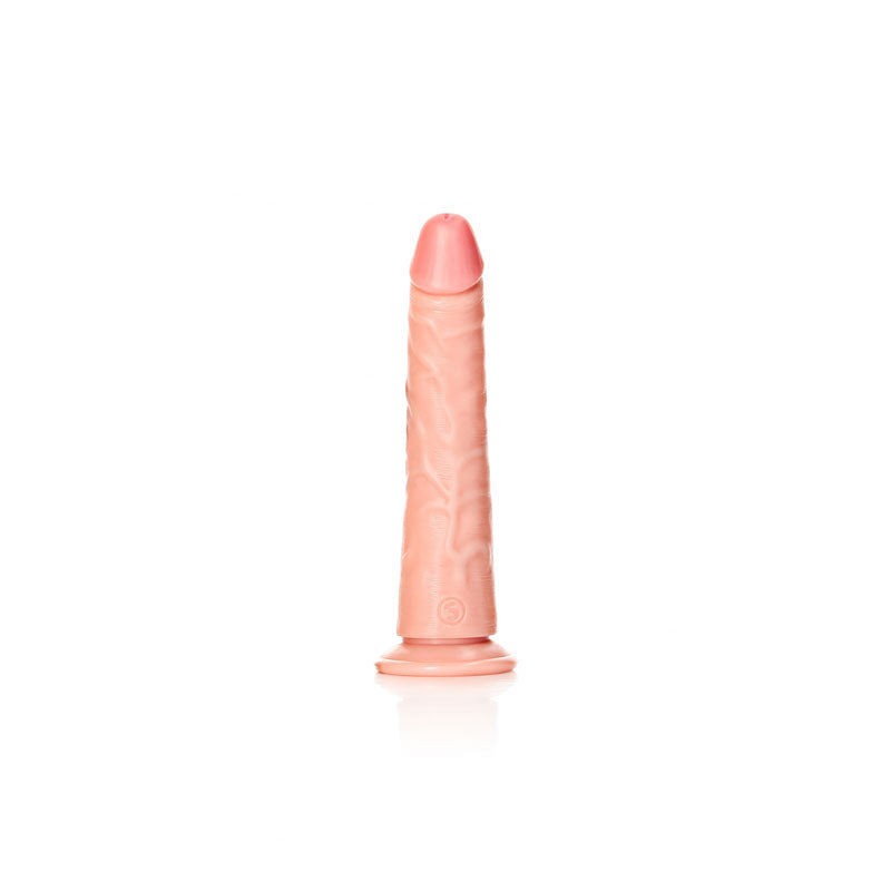 REALROCK Realistic Slim Dildo with Suction Cup - 18cm - Flesh 18 cm (7'') Dong - DONGS