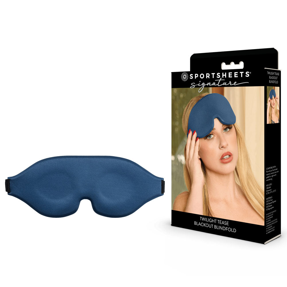 Sportsheets Signature Twilight Tease Blackout Blindfold Eye Mask For Sleeping