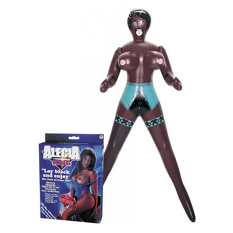 Alecia King Inflatable Blow Up Doll Premium Replica Sex Toy - DOLLS