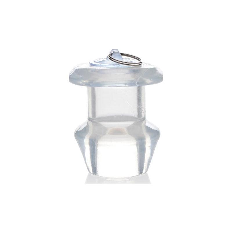 Ass Bung Clear Hollow Anal Dilator 3in Medium - Adult Toys