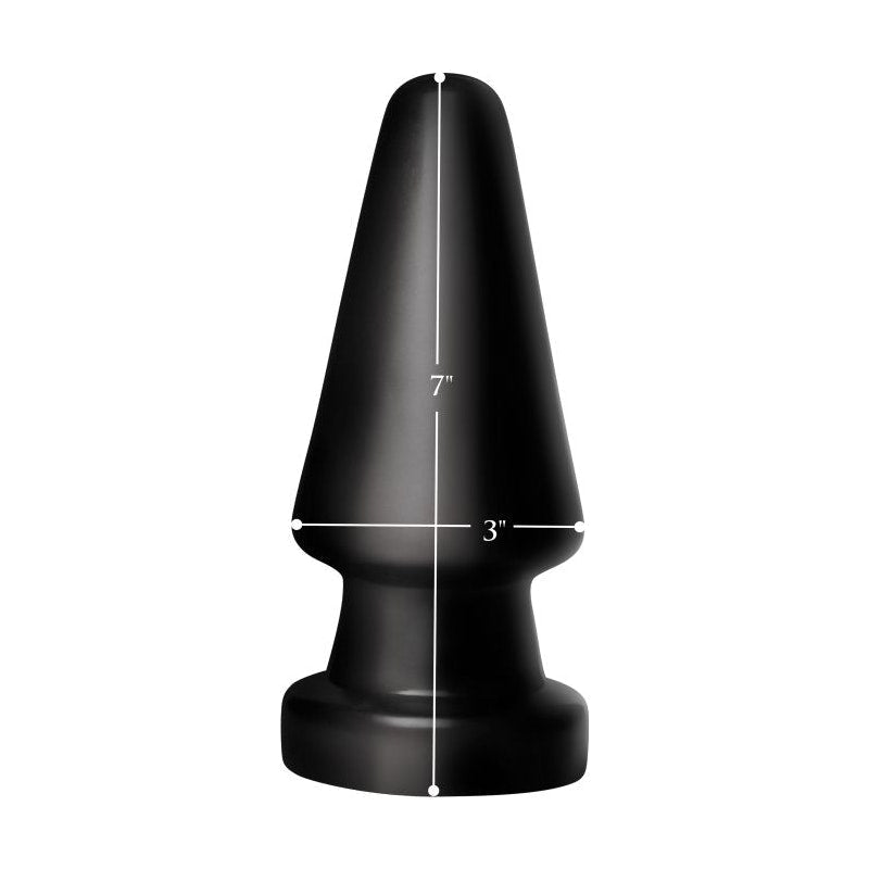 Ass Max Plug Large Anal Plug Black - Adult Toys
