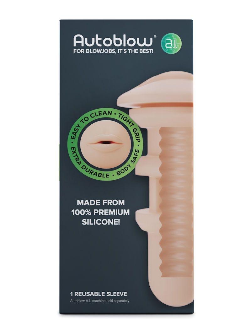 Autoblow A.I. - Mouth Sleeve - MASTURBATORS - PREMIUM