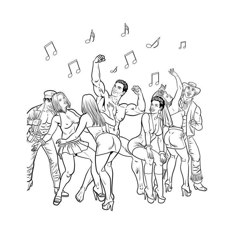 Bachelorette Party Colouring Book - Adult Toys