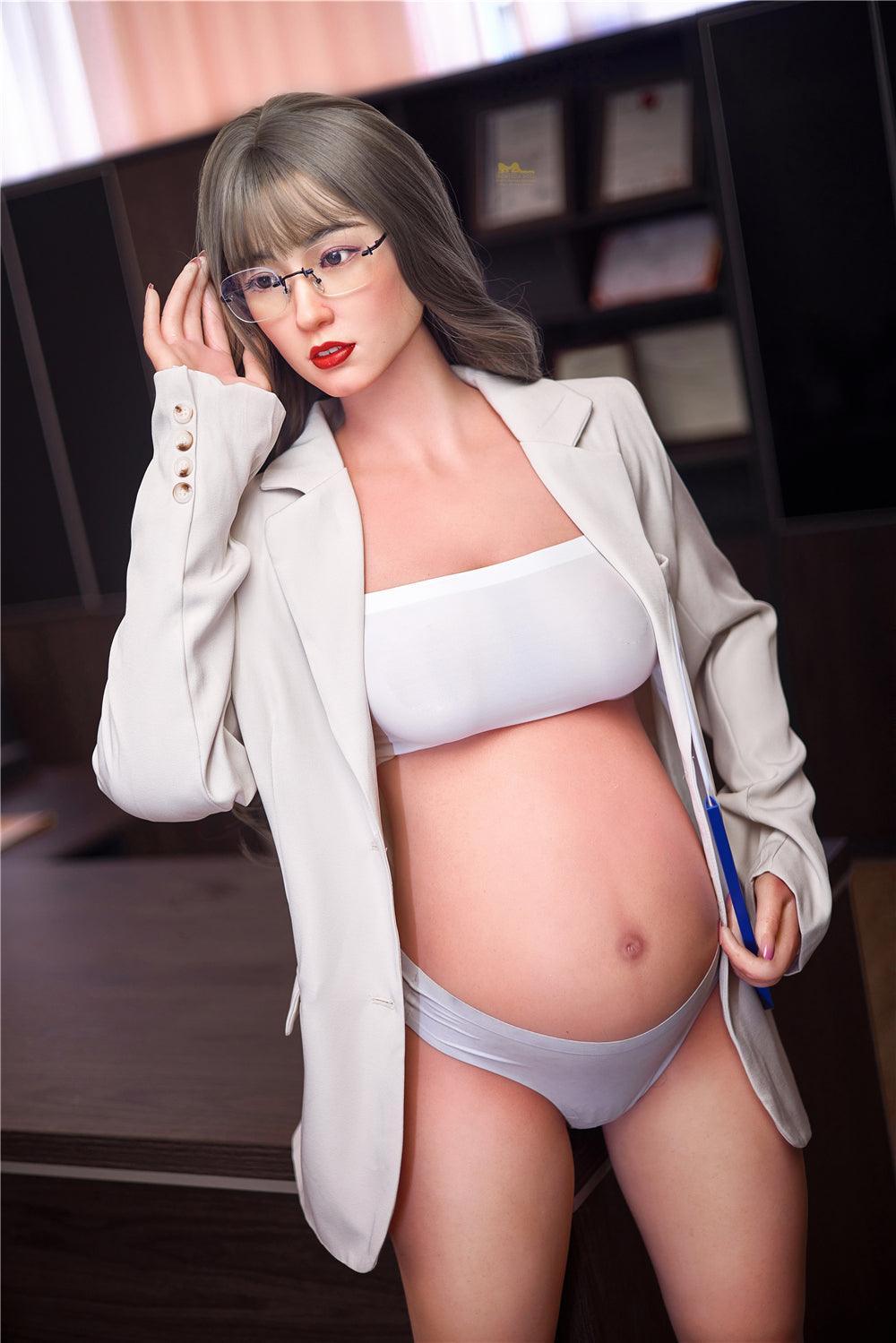 Betty Pregnant E Cup Silicone Irontech Sex Doll 158 cm Realistic Life Size Body with High Detail - Sex doll