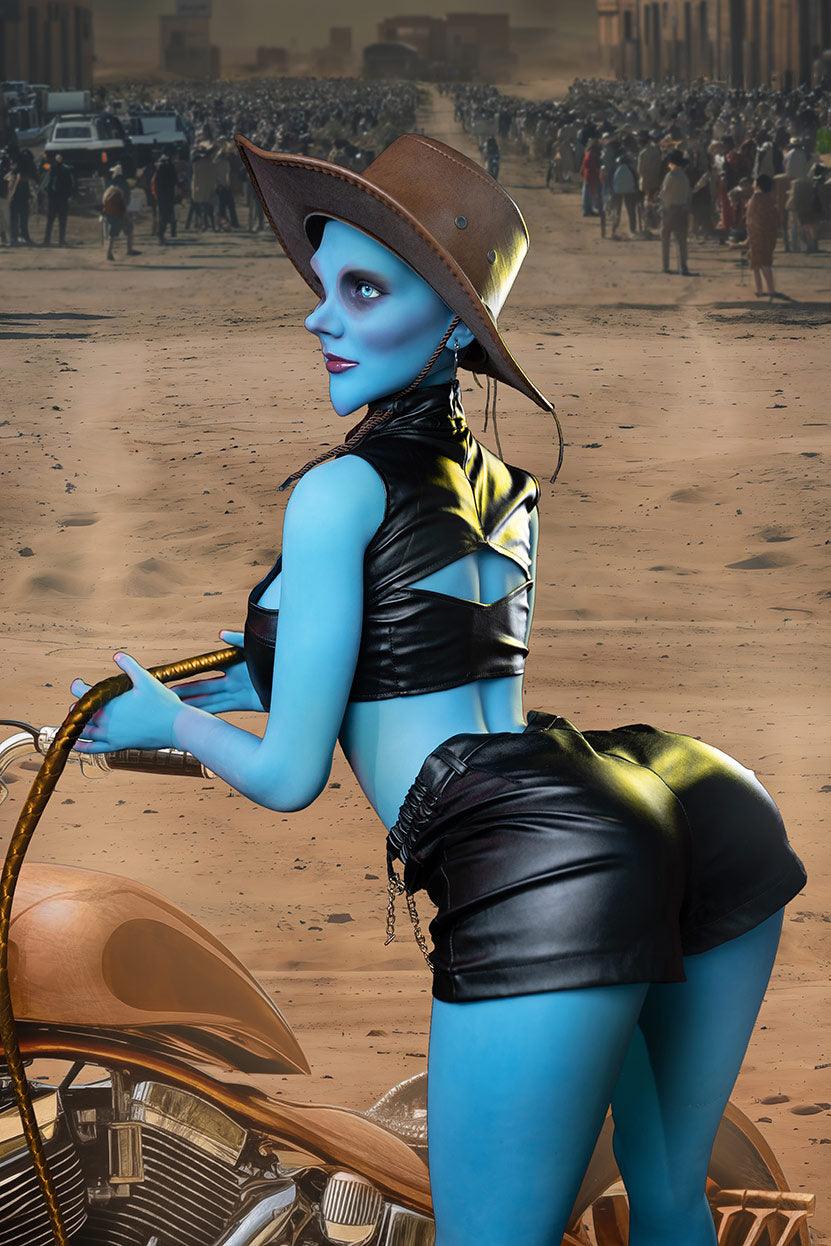 Blue Alien Sex Doll 160cm G A12 - sex doll