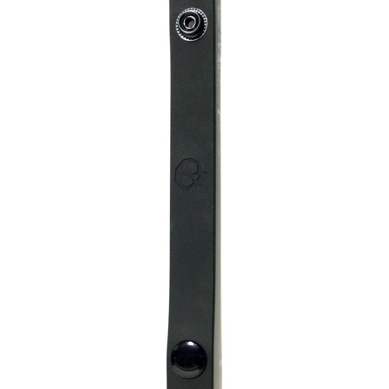 Boneyard Silicone Cock Strap - 3 Snap Ring - Black - Adult Toys