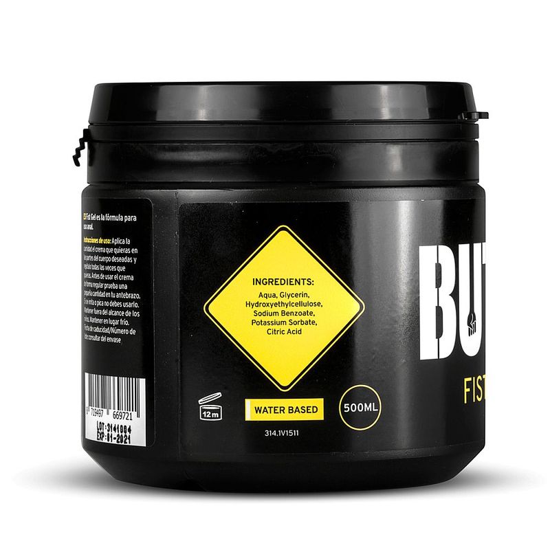 BUTTR Fisting Gel Water Based 500ml - Adult Toys
