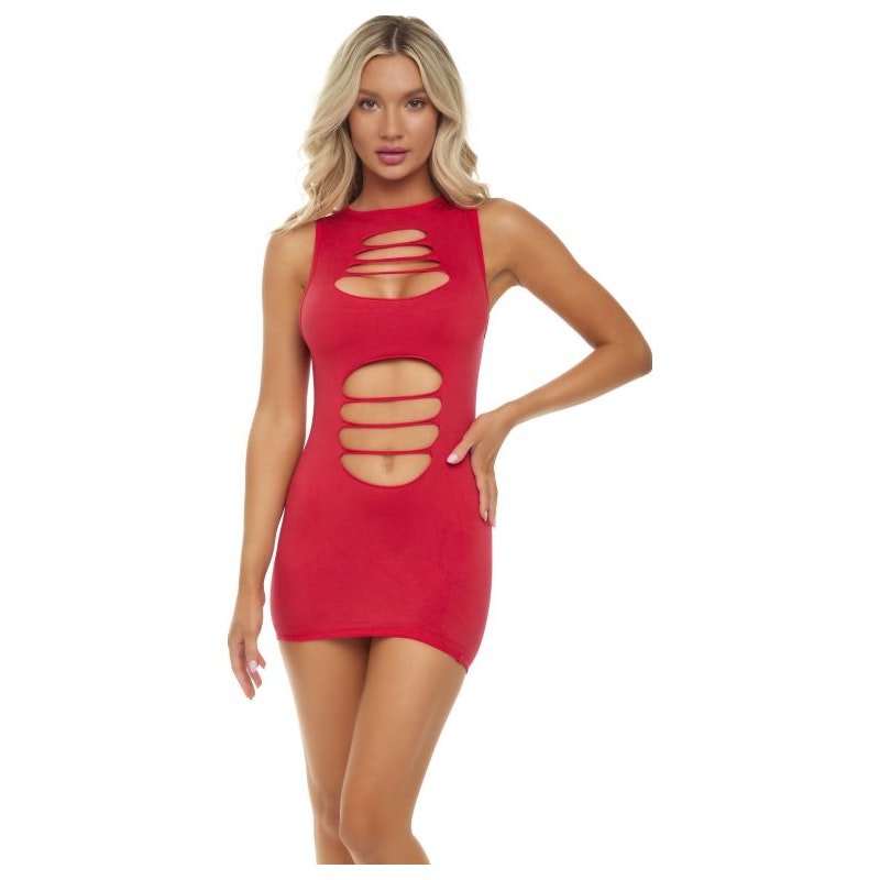 Cant Commit Dress Red - Lingerie