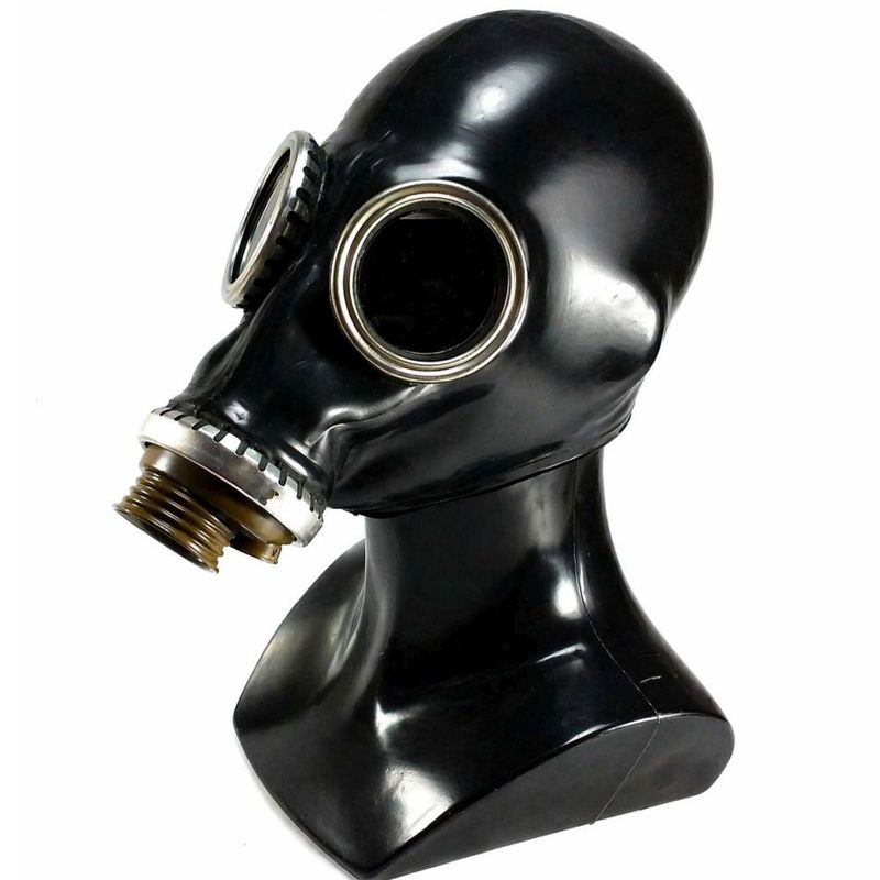 Classic GP5 NATO Vintage Rubber Gas Mask - Adult Toys
