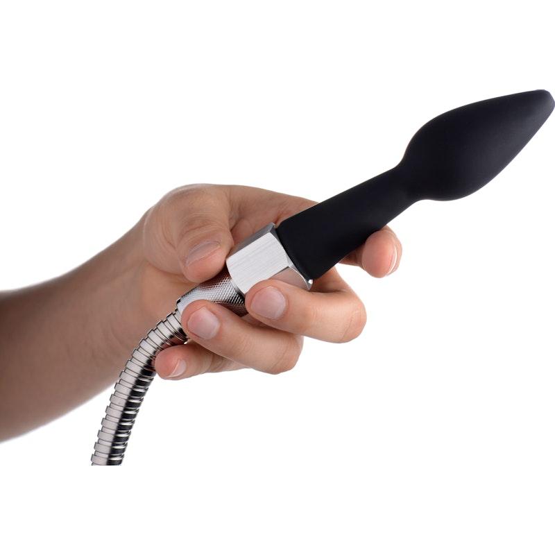 CleanStream Silicone Enema Attachment Set – Black Nozzle Tips | 2 Pack - Adult Toys