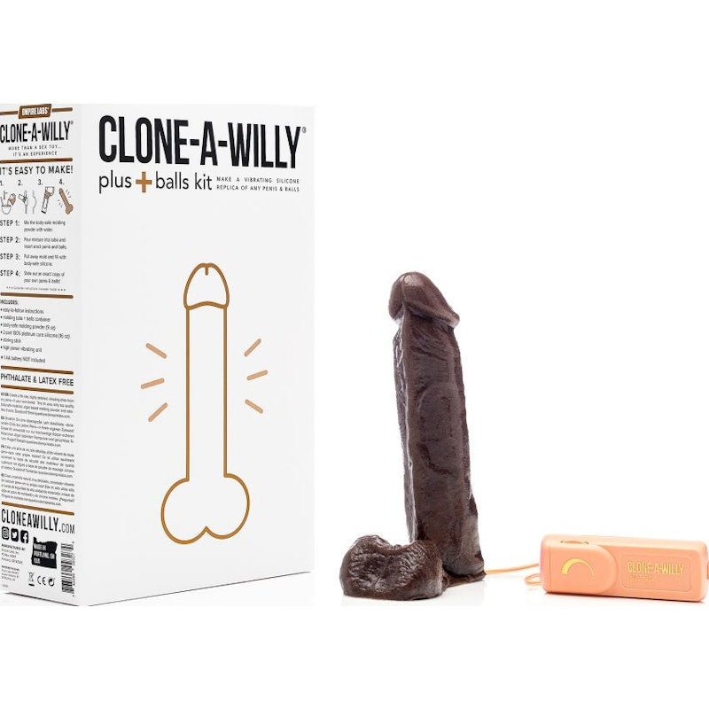 Clone a Willy Plus Balls Kit Deep Skin Tone - Adult Toys