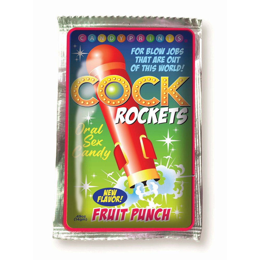 Cock Rockets - Fruit Punch Flavoured Oral Sex Candy - NOVELTIES