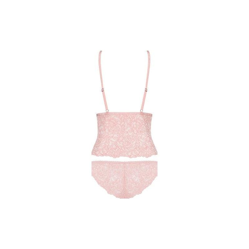 Delicanta Top and Panties Pink - Lingerie