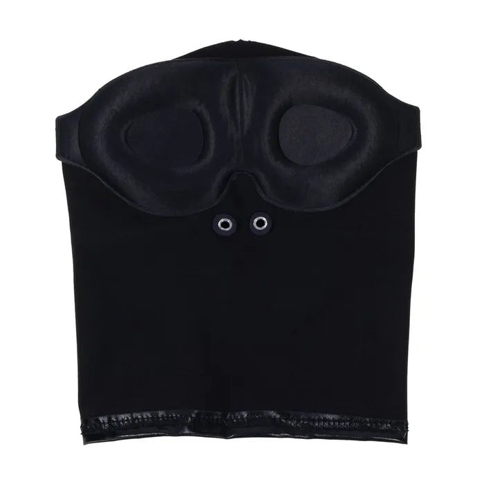 Edge Blackout Hood Mask Black Full Face Hood - BONDAGE - TOYS