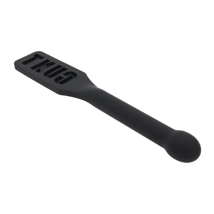 Edge Cunt Silicone Paddle Black With Insertable Handle - BONDAGE - TOYS