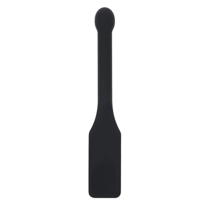 Edge Cunt Silicone Paddle Black With Insertable Handle - BONDAGE - TOYS