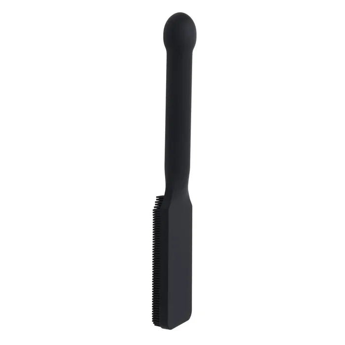 Edge Pins and Needles Silicone Paddle Black With Insertable Handle - BONDAGE - TOYS