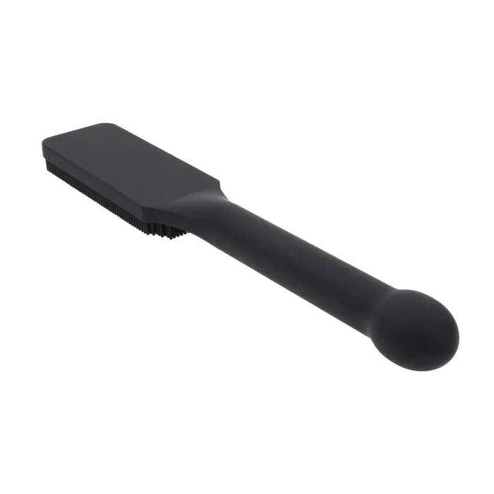 Edge Pins and Needles Silicone Paddle Black With Insertable Handle - BONDAGE - TOYS