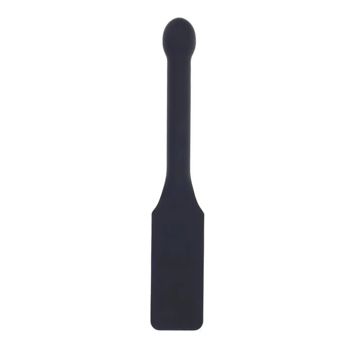 Edge Pins and Needles Silicone Paddle Black With Insertable Handle - BONDAGE - TOYS