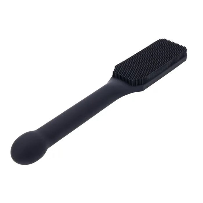 Edge Pins and Needles Silicone Paddle Black With Insertable Handle - BONDAGE - TOYS