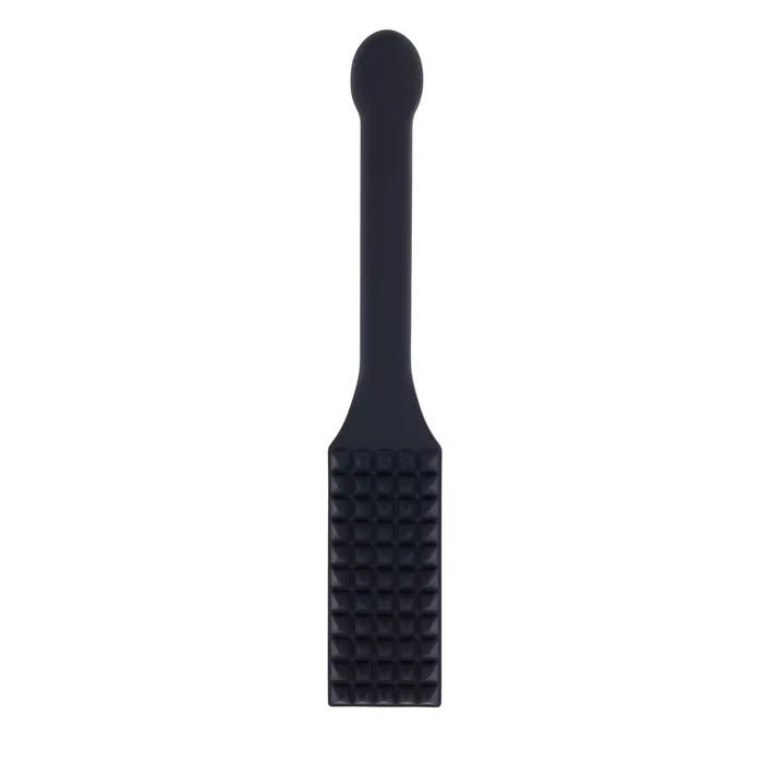 Edge Spiked Silicone Paddle With Insertable Handle - BONDAGE - TOYS