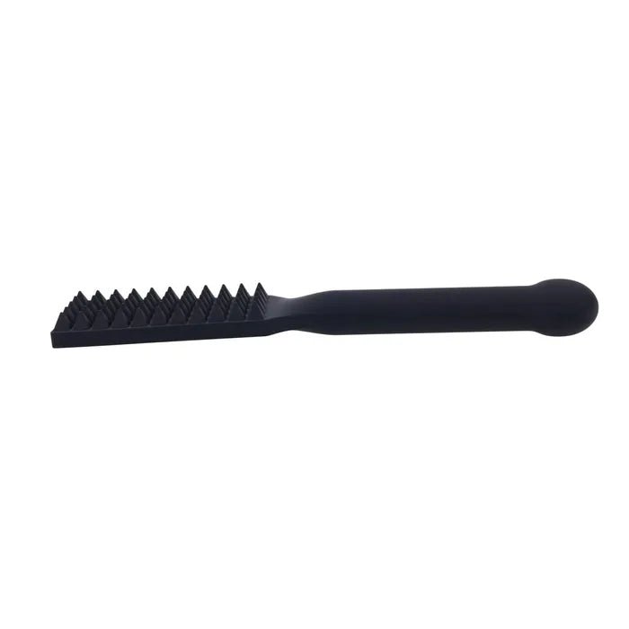 Edge Spiked Silicone Paddle With Insertable Handle - BONDAGE - TOYS