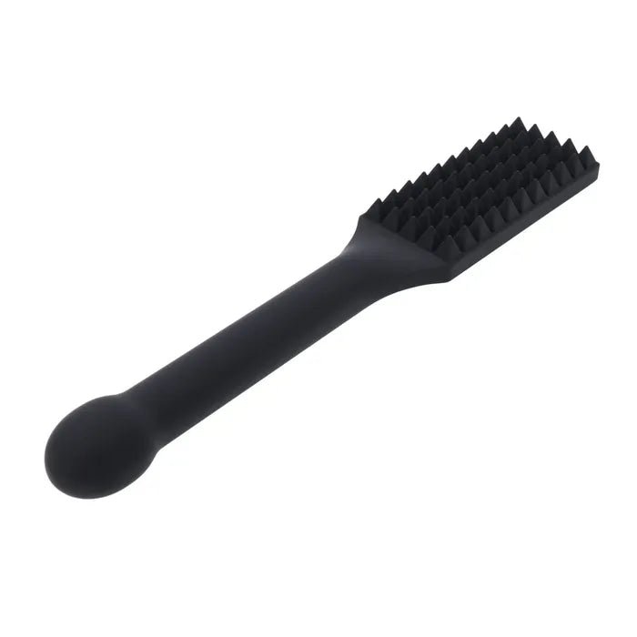 Edge Spiked Silicone Paddle With Insertable Handle - BONDAGE - TOYS