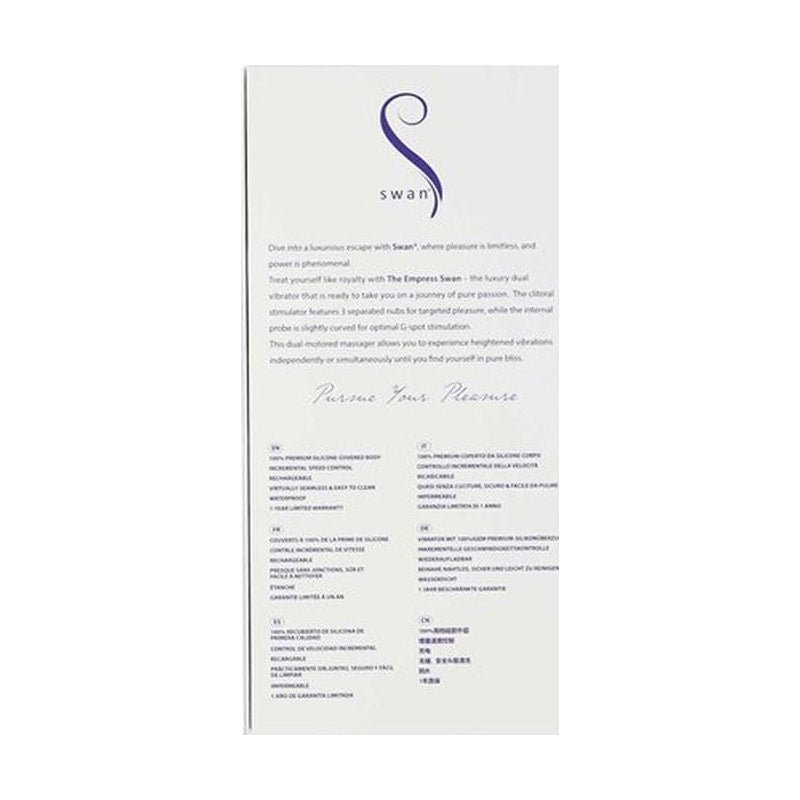 Empress Swan Rabbit Vibrator - Adult Toys