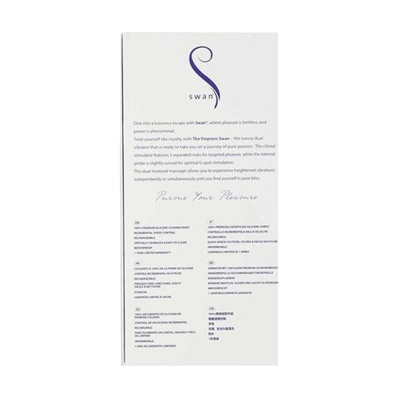 Empress Swan Rabbit Vibrator - Adult Toys
