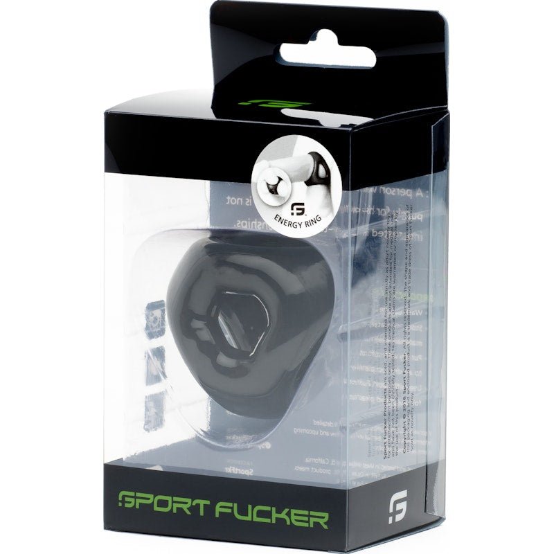 Energy Ring By Sport Fucker Black - Adult Toys