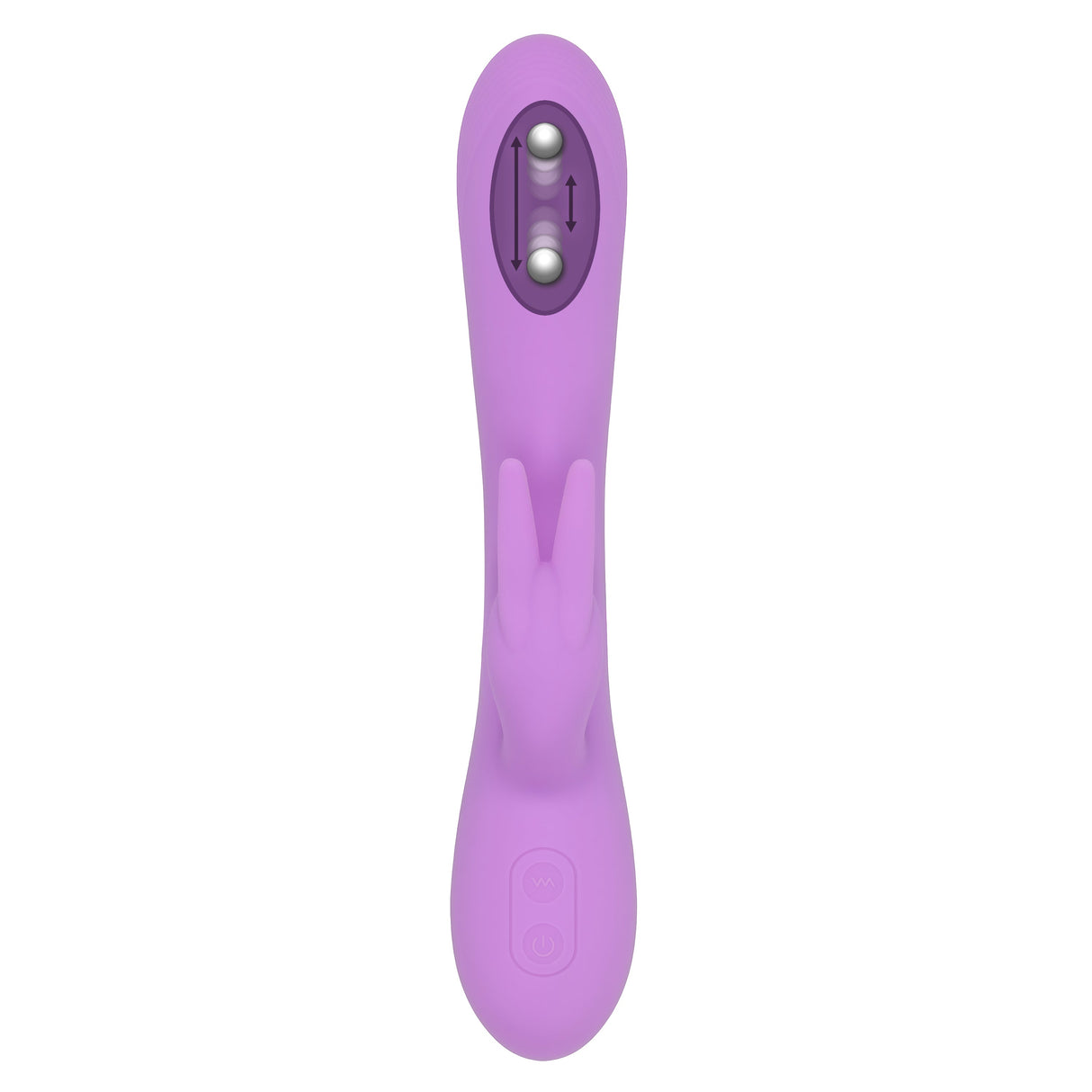Evolved BEAD THE WAY - Pink Rechargeable Rabbit Vibrator - VIBRATORS