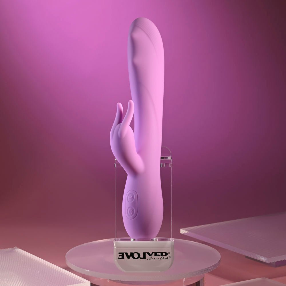 Evolved BEAD THE WAY - Pink Rechargeable Rabbit Vibrator - VIBRATORS