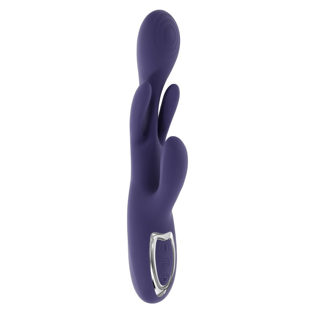 Evolved Bow Down Rechargeable Rabbit Vibrator - VIBRATORS