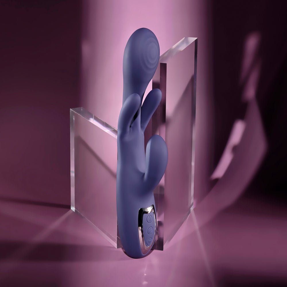 Evolved Bow Down Rechargeable Rabbit Vibrator - VIBRATORS