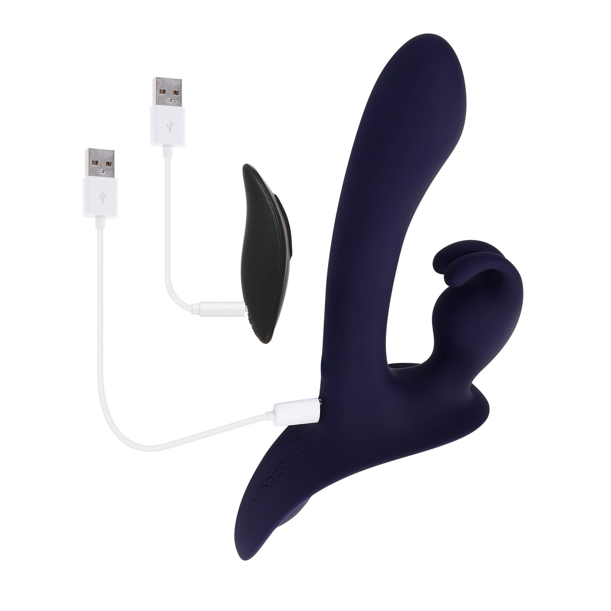 Evolved GIVING VIBES - Vibrating Strap - On with Remote - STRAP - ONS